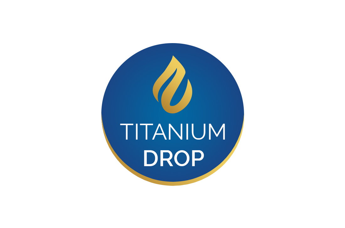 Logo Titanium Drop Logo Titanium Drop