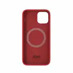 Silicone protective case NEXT ONE compatible with MagSafe for iPhone 12 and iPhone 12 Pro, Red, wholesale Supreva