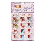 Set of false nails with glue included, 12 sets, Multicolor 17864, Supreva