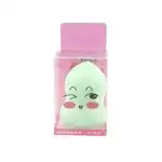 Makeup sponge, for applying foundation, green 17711, wholesale Supreva
