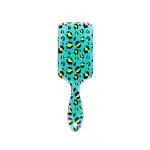 Perie pentru par, dreptunghiulara, Leopard, Verde 20896, en gros Supreva