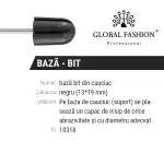 Suport de cauciuc pentru capace de pedichiură, dimensiune 13*19 mm 10318, Supreva