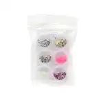 Nail decorations, Global Fashion set #13, 6 pieces 19067, wholesale Supreva