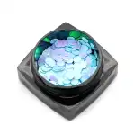 Set 6 paiete decorative pentru unghii, rotunde, multicolor