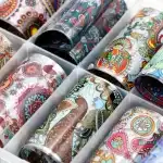Transfer foils, abstract nail foil, 10 models 13467, wholesale Supreva