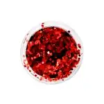Set of 12 sequin decorations for nails, hexagon 16953