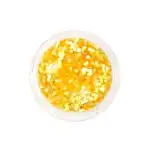 Set of 12 sequin decorations for nails, hexagon 16953
