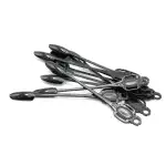 Oval practice tips with ring set 24 - Black 17097, wholesale Supreva