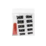 False nails set - glue included, 12 sets, Multicolor 17697, wholesale Supreva