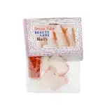 False nails set with glue included, 12 sets, Multicolor 17870, wholesale Supreva