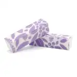 Nail buffer with purple leaf print 17873, wholesale Supreva