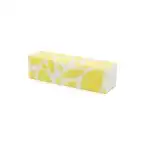 Nail buffer with yellow leaves print 17876, wholesale Supreva