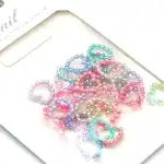 Nail decorations, Colored hearts 20865, Supreva