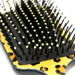 Hair brush, rectangular, Leopard, Light brown 20893, wholesale Supreva