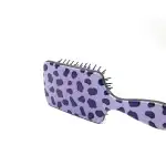 Hair brush, rectangular, Leopard, Purple 20897, Supreva