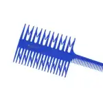Separating comb for strands, blue 21411, wholesale Supreva