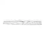 Stainless Steel Comb 03 21395, wholesale Supreva