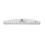 Nail file with ruler, 120/150.1 pc 22152, wholesale Supreva