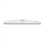 Nail file with ruler, 150/150, pink, 1 pc 22151, Supreva