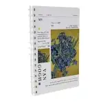 Van Gogh Medium Diary, A5 format, Irises print, wholesale