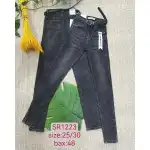 Дамски дънкови панталони 25-30 Тъмносини ластични SKYNNY FIT Mimi Dave на едро SR1223