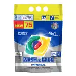 Wash & Free 75 capsule de spălat Univezál, en-gros