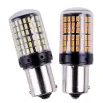 Крушки 1156, BA15S, 144SMD 3014, Canbus, 12V, 6000K, Бяла, P21W, 1156-1A, на едро