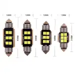 T10 izzók, 6SMD 3030, W5W, Canbus, 12V, 6000K, Fehér fény, 350lm, 36mm, T10-1B, nagyker