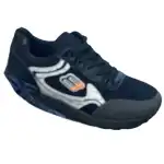 Pantofi sport barbat, cu textil, 40-45, negru-alb, angro, F102