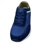 Pantofi sport barbat, 40-45, albastru-alb-maro, angro, H206