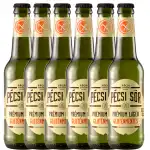 Pachet 6 bucati bere fara gluten Pecsi Sor Premium Lager, 5% alc., 0.33L, Ungaria, en gros