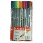 Marker Fine Line 10 culori