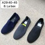 Tenisi barbat, 40-45, negru, textil, angro, A29