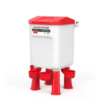 Set of watering cans 7l + feeders 8kg (blue+red), wholesale Supreva