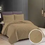 Single bed cover + 2 sides pillow CVU10 wholesale