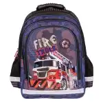 Ghiozdan ergonomic FIRE TRUCK, 38x29x13,5 cm - S-COOL