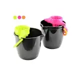 Mop Bucket 12 Liter with Screwdriver Black Plastic 5999036014691, wholesale Supreva