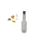 Glass Pálinkás Matyó Motif Engraving 500ml with Plastic Stopper 5999036112052, wholesale Supreva
