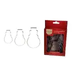 Форма за бисквити Metal Snowman 3 Pieces eng-4135999036110973, Супрева на едро