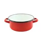 Zománcozott Lábas Piros 17cm 1.6 Literes
