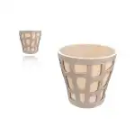 Саксия Savana 16см Mocha-Cream 5999036114445, Супрева на едро
