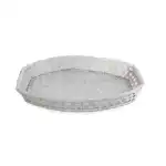 Coș de bambus Alb 208-01/W - 25*35*H5cm5999054138102, en-gros Supreva