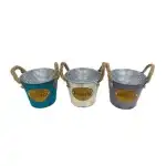 Cyna Kaspó Round Family 41-13/MIX - D14*H12cm 3/605999054139048, hurtownia Supreva