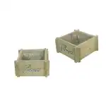 Kaspó Natural -Fleurs- 140-W-504/S - 16/14*16/14*H8cm5999054140396, едро Supreva
