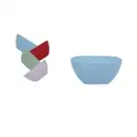 Tál Kocka Színes Nr.1 / 600ml 14*14*6cm Sterk
