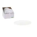 Party Plate Plastic Transparent Dia 23cm 4 Pieces 178000640 8720573276559, wholesale Supreva
