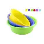 Washbasin Set Round Colored 3 Pieces6421937010667, wholesale Supreva