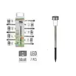 Solar lamp 7 pieces DX9999750 8718158971685, wholesale Supreva