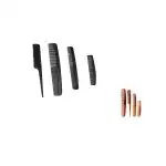 Pieptene 4 buc Negru/Maro CY5654780/CY5651710 8719987580116, en-gros Supreva