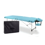 Massage couch Zenet 1049 size M, three-sector, aluminum, portable with bag